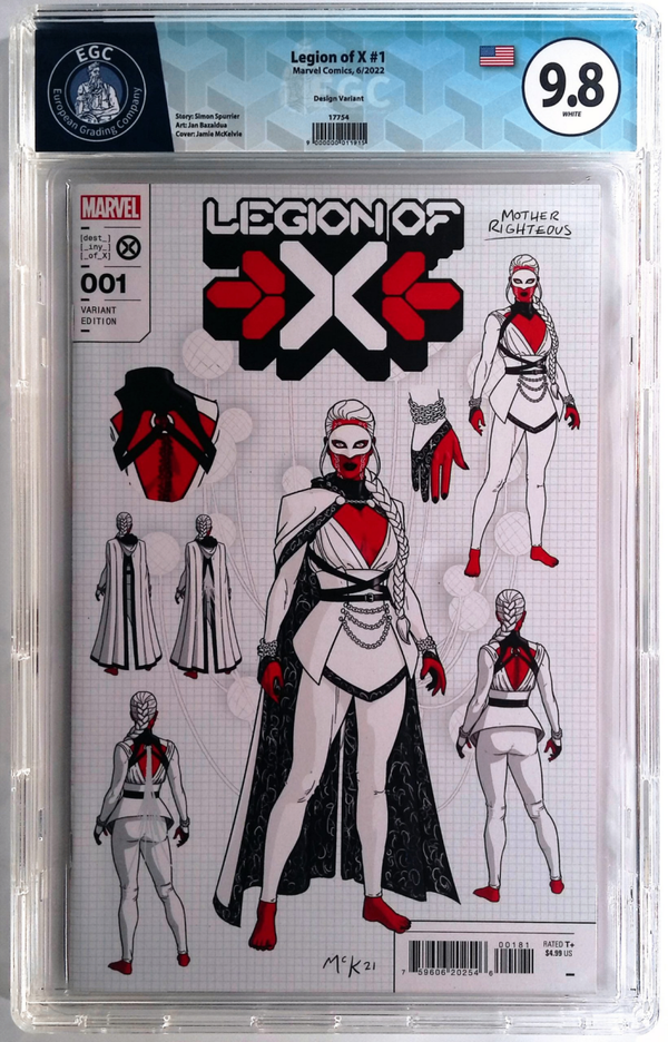 Legion of X #1 EGC 9.8 - Design Variant - Mother Righteous (Marvel Comics, Juin 2022)