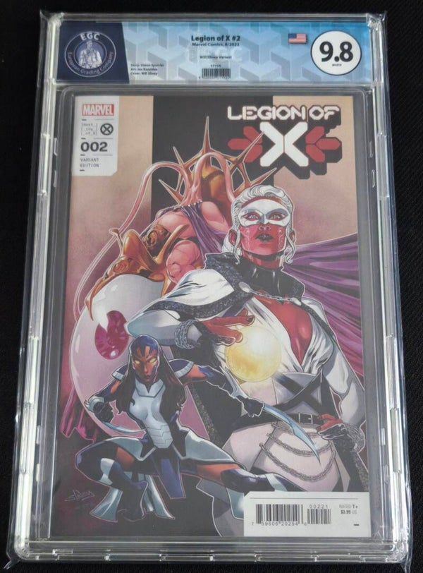 Legion of X #2 EGC 9.8 - Will Sliney Variant (Marvel Comics, Août 2022)