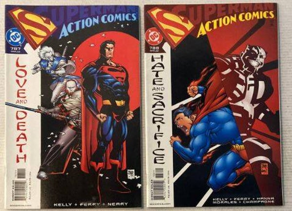 Lot de 22 Comics Superman Action Comics #727-788 (DC Comics, 1996-2002)