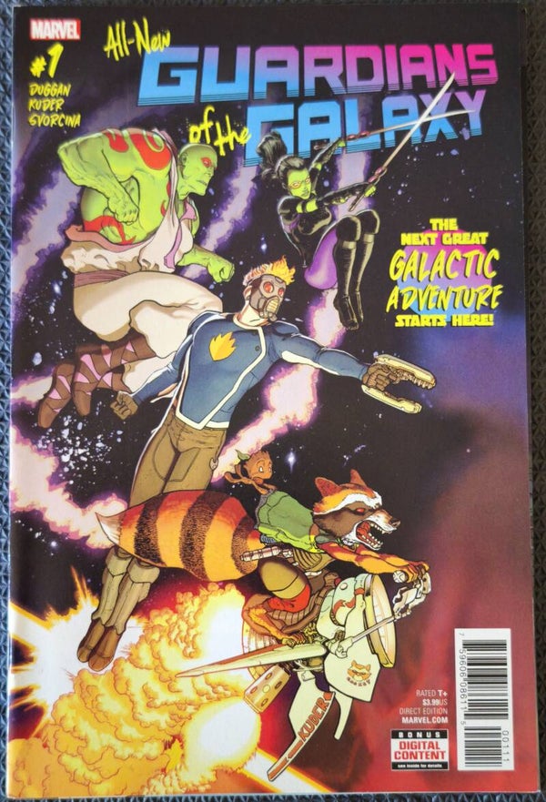 Lot de 6 Comics All-New Guardians of the Galaxy #1-6 (Marvel Comics, 2017)