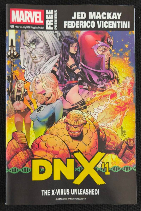 Marvel Free Previews #56 – DNX #1 Variant Cover (Marvel Comics, mai 2026)