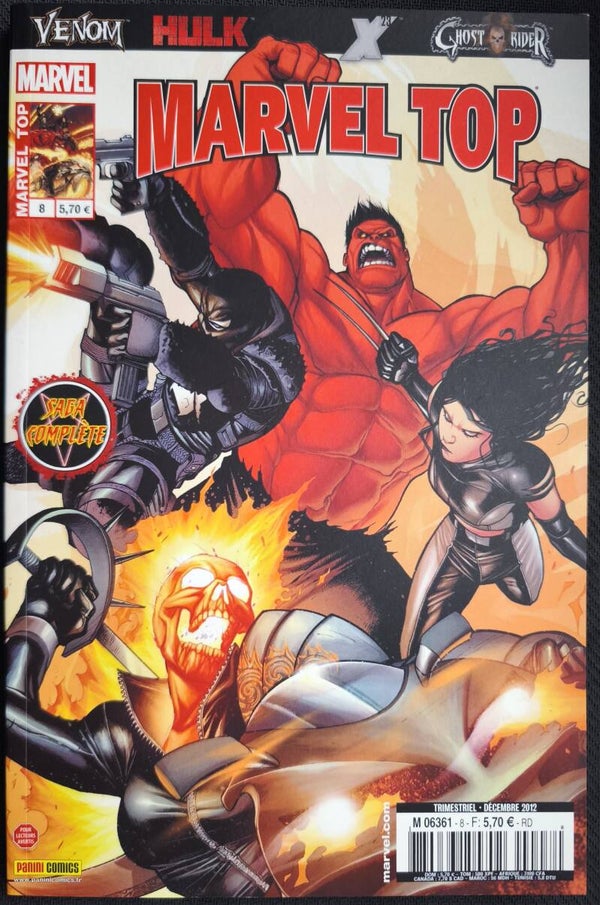 Marvel Top #8 Edition Panini Comics Decembre 2012