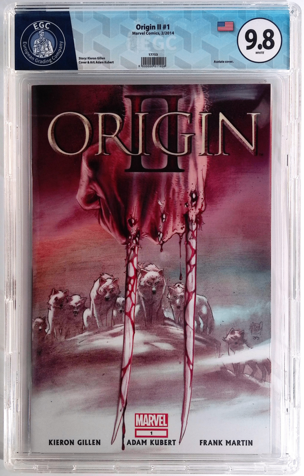 Origin II #1 EGC 9.8 - Acetate Cover (Marvel Comics, Février 2014)