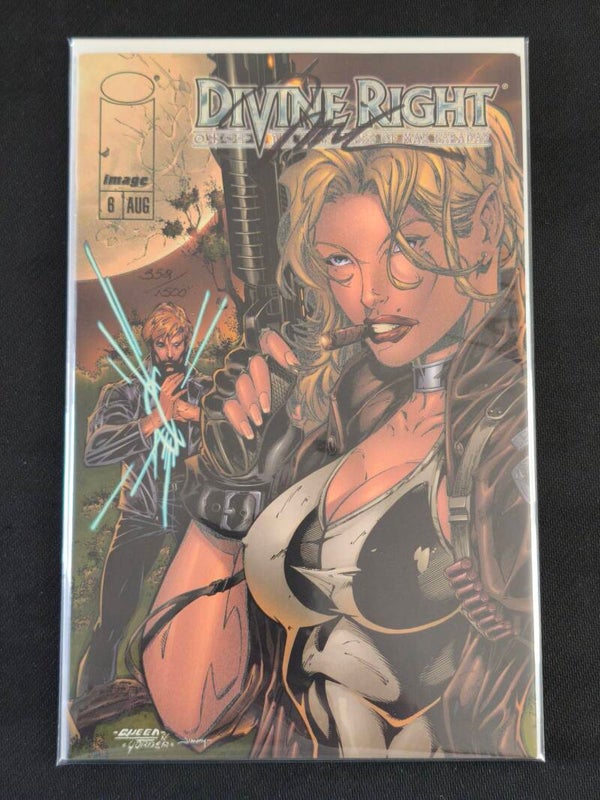 Divine Right (Vol 1) #6 -  Glow in the Dark - Variant Dynamic Forces exclusive - Signed by Jim Lee
