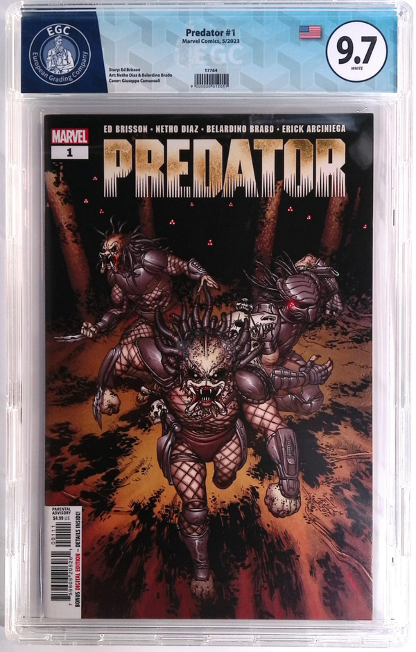 Predator #1 EGC 9.7 - Giuseppe Camuncoli Cover (Marvel Comics, Mai 2023)