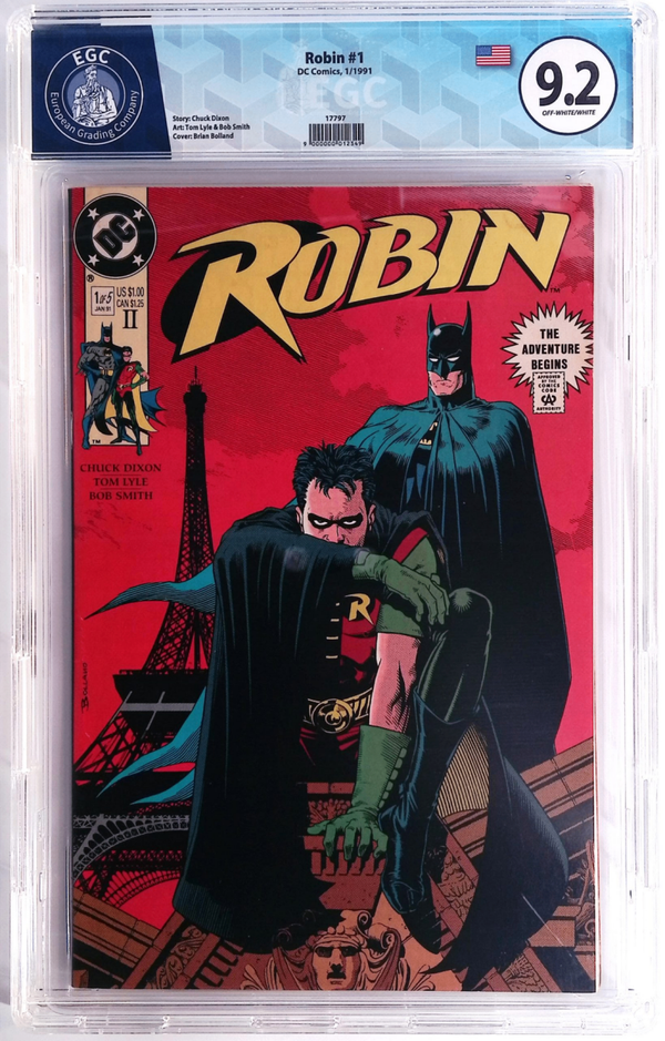 Robin #1 EGC 9.2 - The Adventure Begins - Mini-série (DC Comics, Janvier 1991)