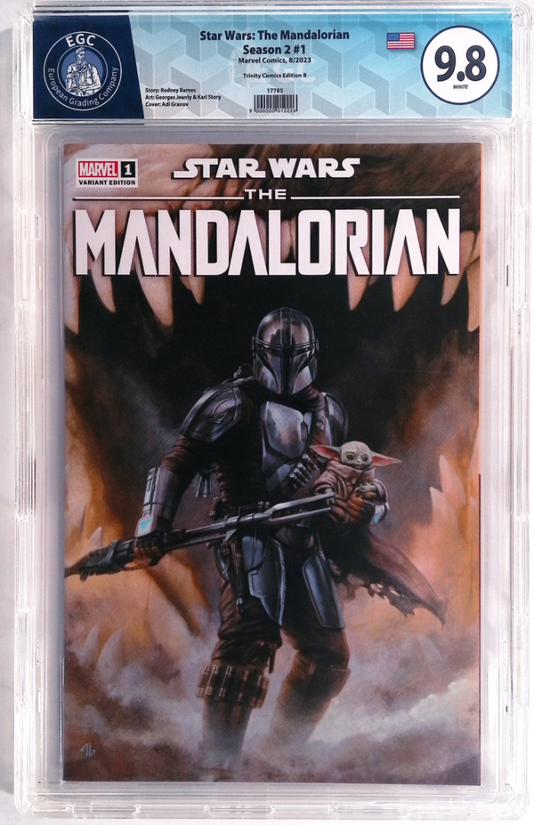 Star Wars - The Mandalorian Season 2 #1 EGC 9.8 - Trinity Comics Edition B - Variant Cover (Marvel Comics, Août 2023)