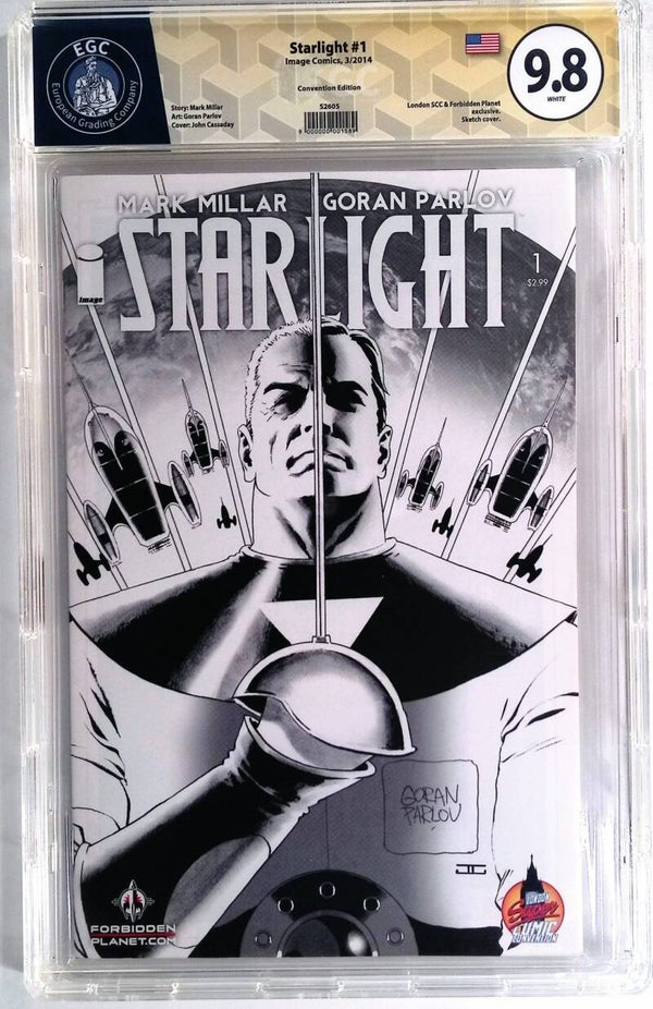 Starlight #1  Gradé EGC 9.8 - Signed by Goran Parlov (Image Comics, Mars 2014)