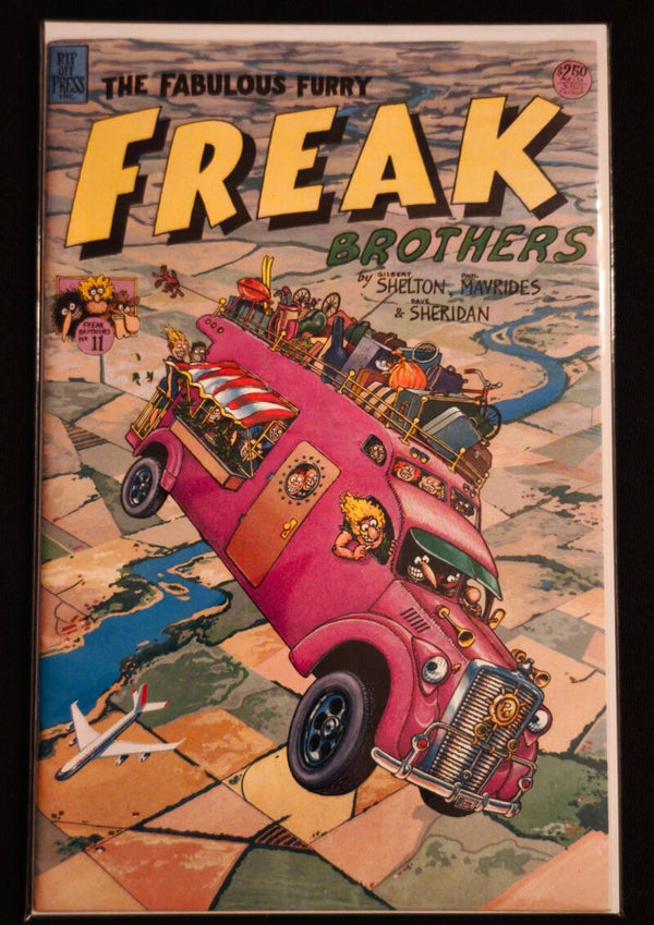 The Fabulous Furry Freak Brothers #11 - The Freak Brothers Bus Line (Rip Off Press, 1990)