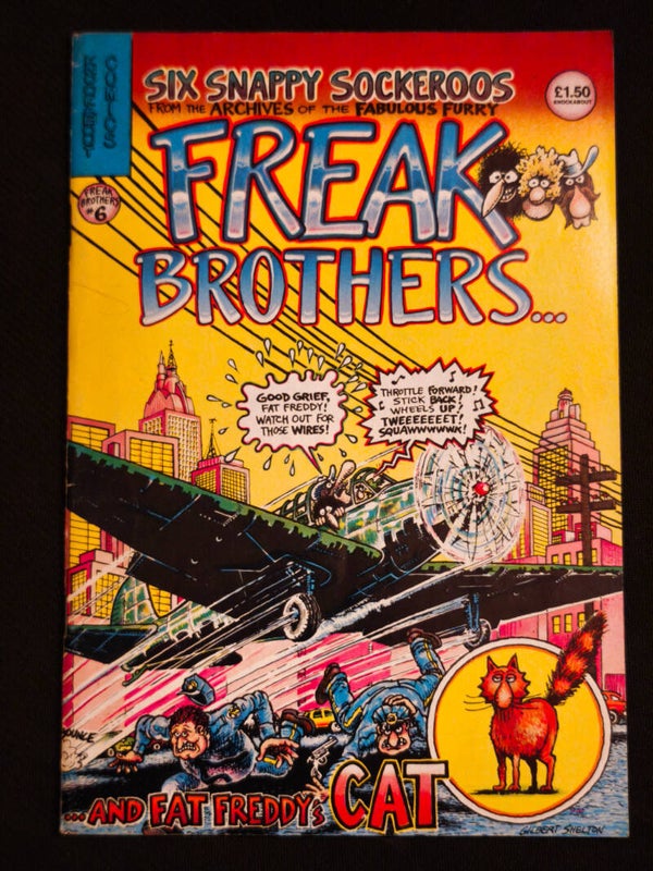 The Fabulous Furry Freak Brothers #6 - Six Snappy Sockeroos – (UK Edition 1980)