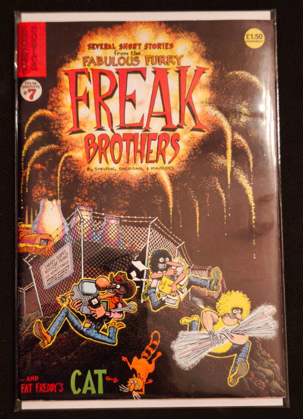 The Fabulous Furry Freak Brothers #7 - Several Short Stories - UK Edition Comics - 1982