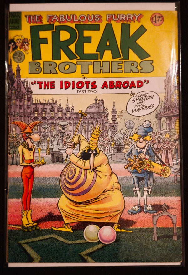 The Fabulous Furry Freak Brothers #9  - The Idiots Abroad 2 - (Rip Off Press, 1985)