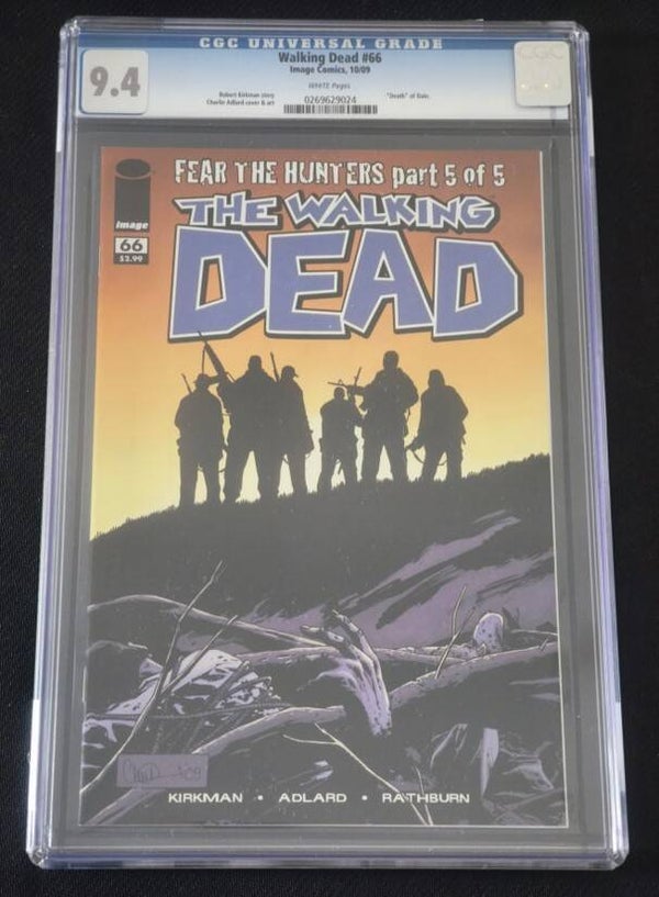 The Walking Dead #66 - Fear the Hunters, Part 5 of 5 - Death of Dale - Image Comics - Octobre 2009 - Modern Age