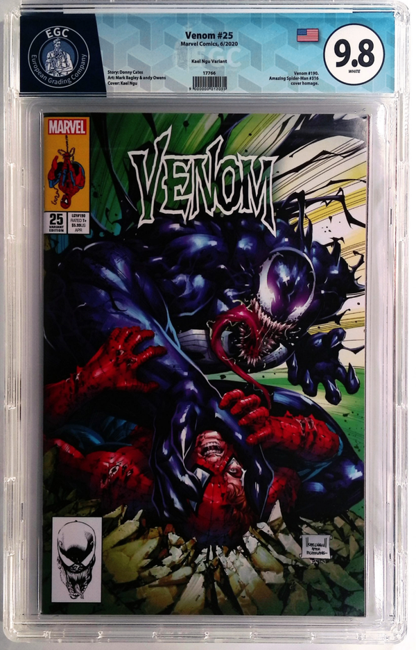 Venom #25 EGC 9.8 - Kael Ngu Variant (Marvel Comics, Juin 2020)
