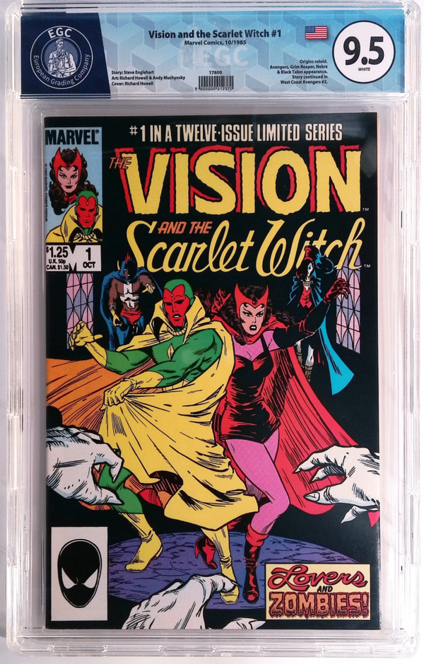 Vision and the Scarlet Witch #1 EGC 9.5 - "Lovers and Zombies - Limited Series" (Marvel Comics, Octobre 1985)