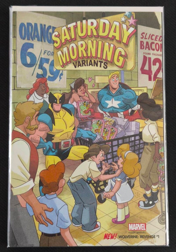Wolverine - Revenge #1 – Saturday Morning Variant Cover (Marvel Comics, 2024)