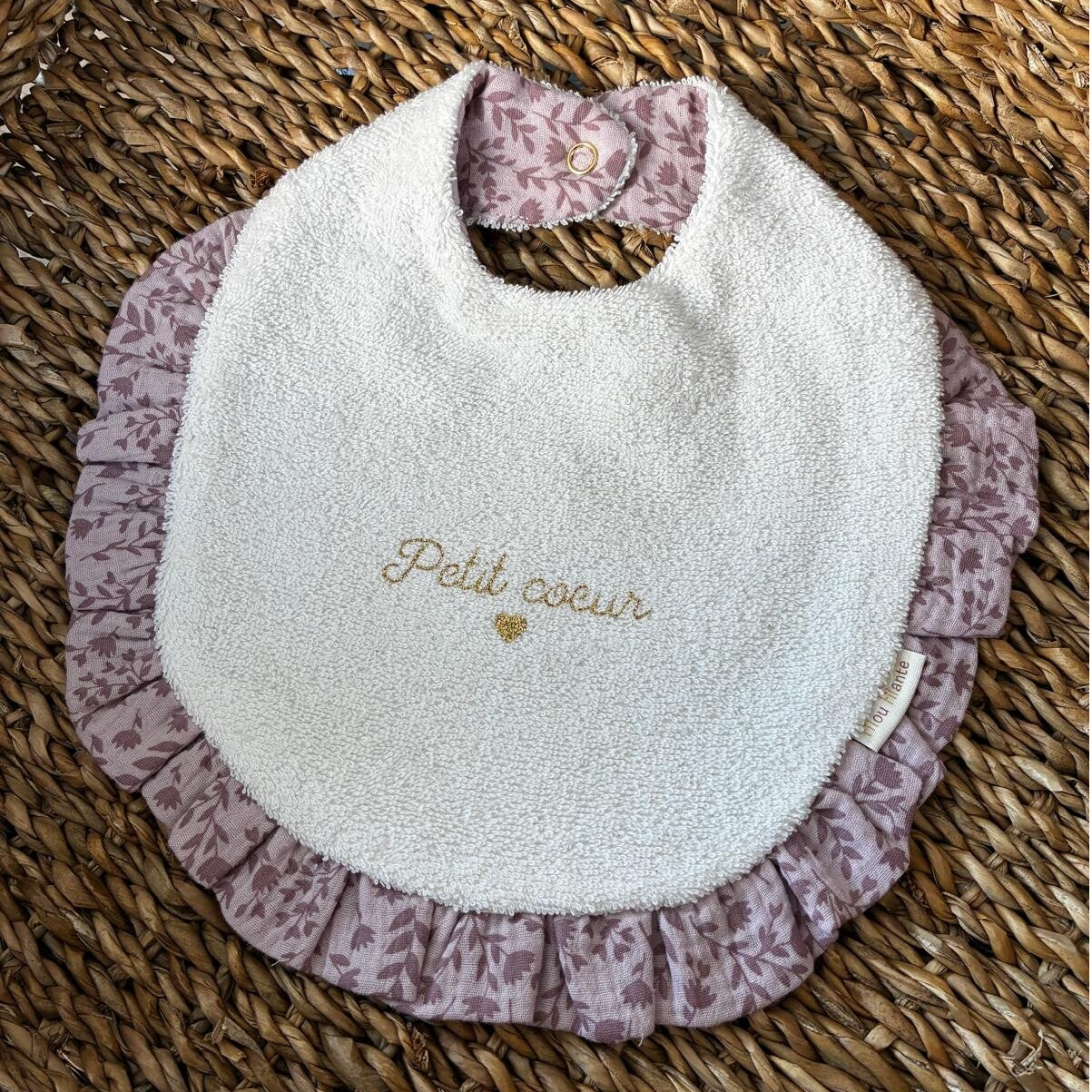 Bavoir franges