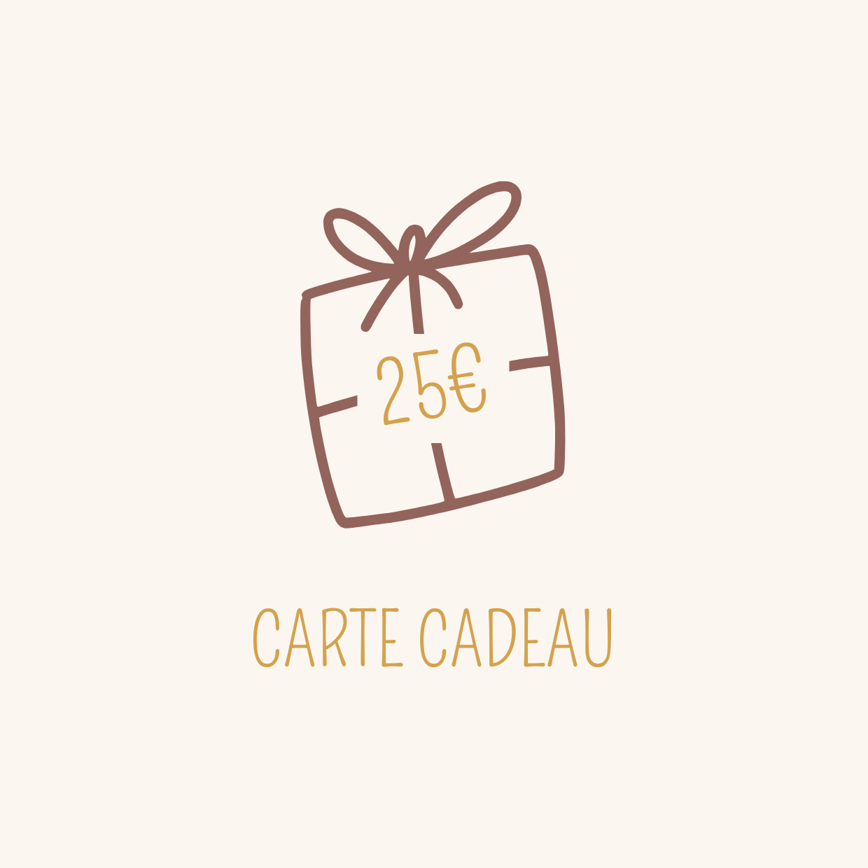 E-carte cadeau