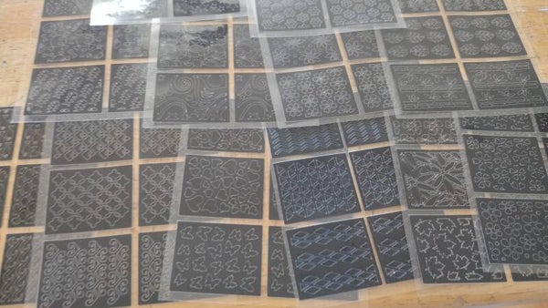 Lot Of Nail Stencils