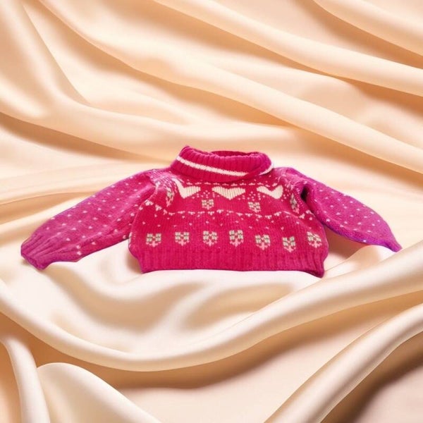Baby Fair Vintage Sweater – 100% Acrylic – Size 18 Months