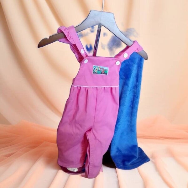 Vintage Winnie the Pooh Overalls – Size L (Fits 32.5”–36” Tall) – Made in the USA