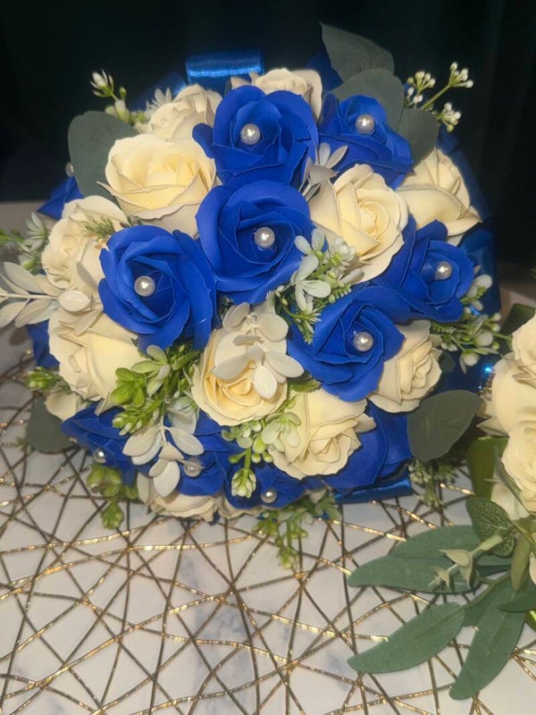 Bouquet sposa blue