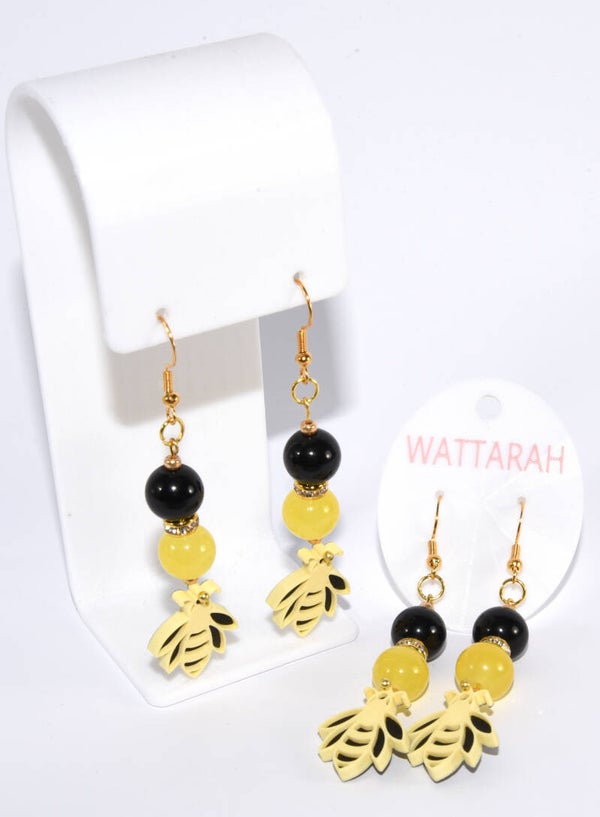 Bee Charm Earring