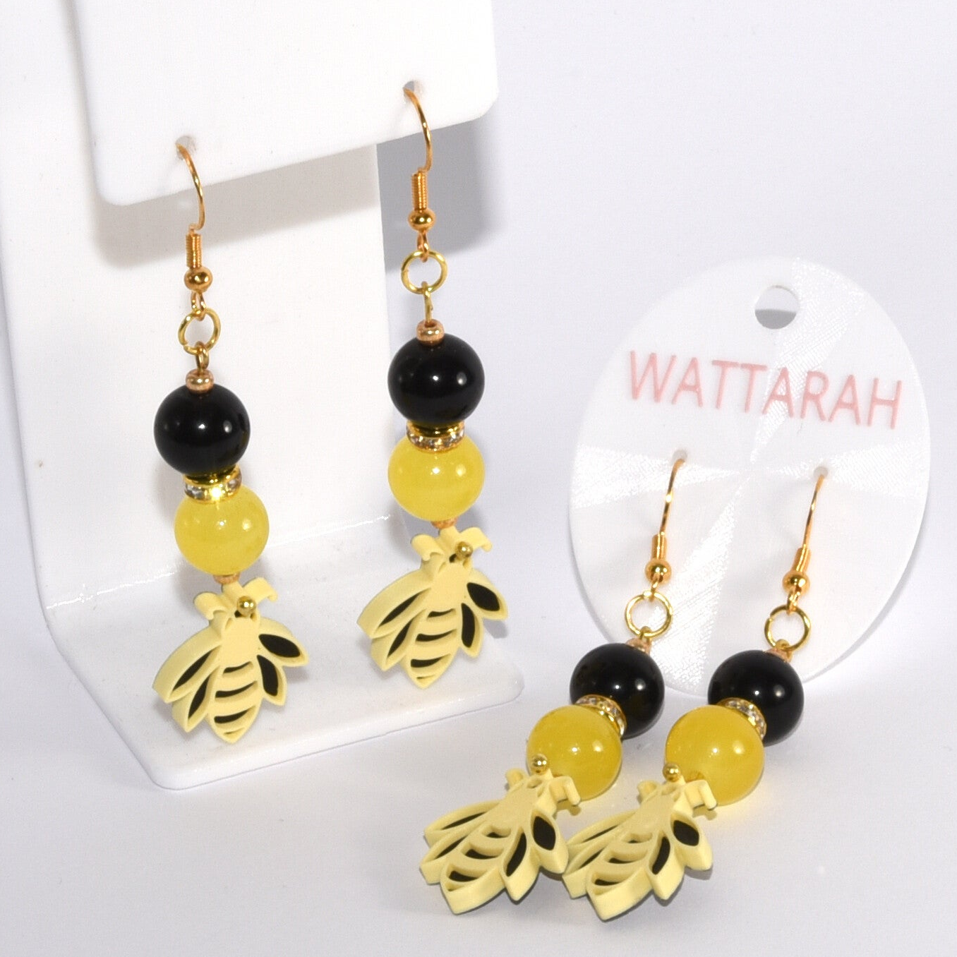 Bee Charm Earrings