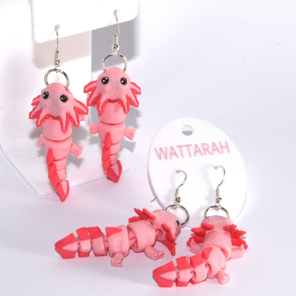 Axolotl Earrings