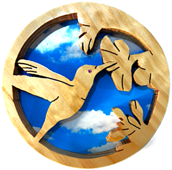 Hummingbird cutout