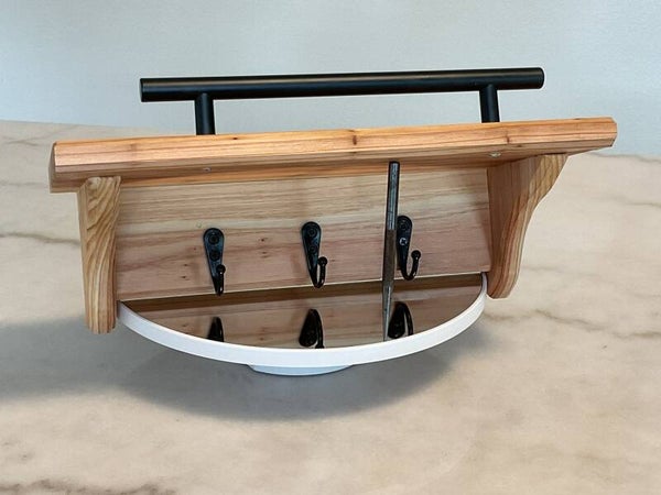 Hand Made shelves for your keys and mail