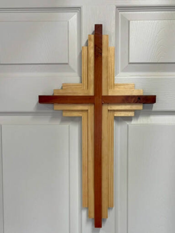 Hand made wooden cross