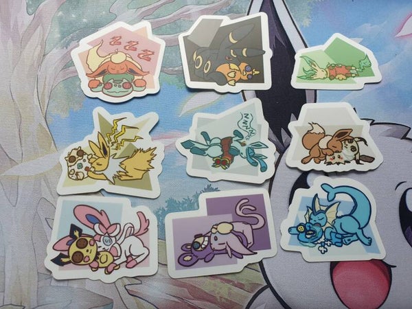 Eeveelution stickers