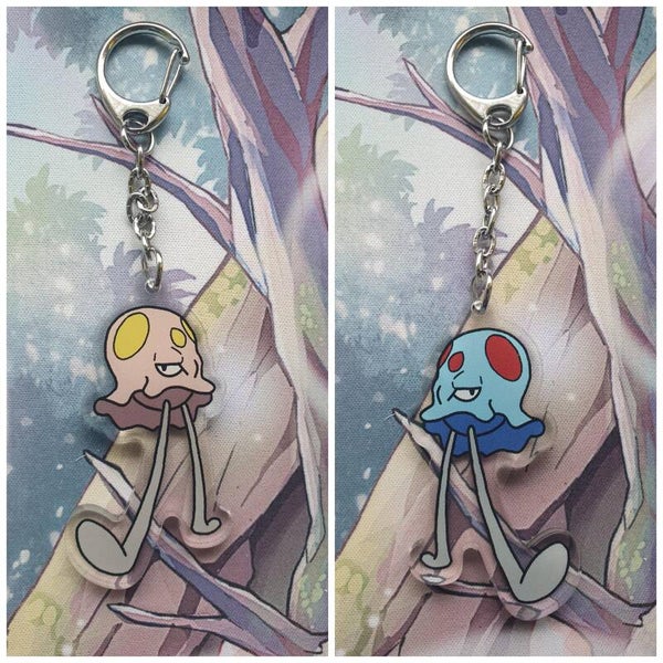 Tentacool Keychain ( Goes out )