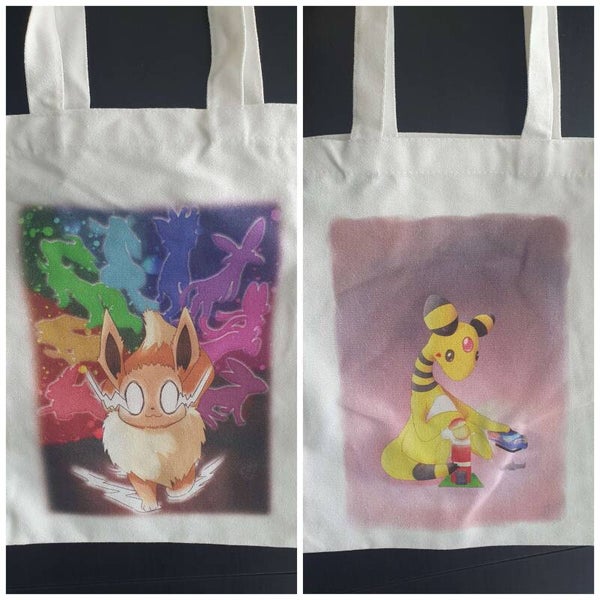 Eevee & Ampharos Canvas bag