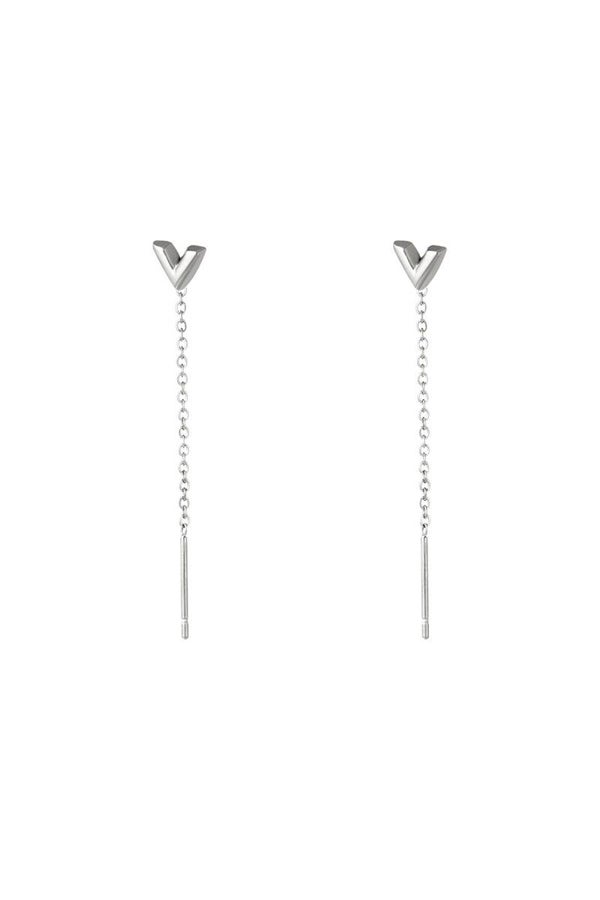 Ketting oorbellen pijl