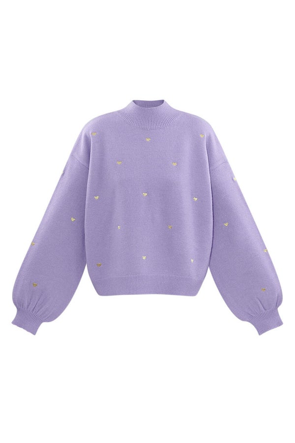 Sweetheart charm sweater