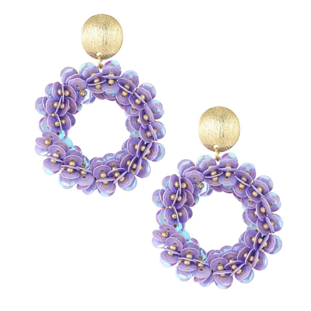 Sequin spark oorbellen