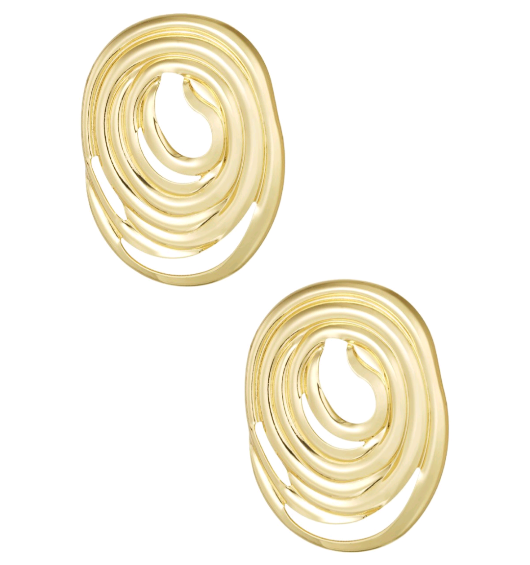 Timeless loop oorbellen