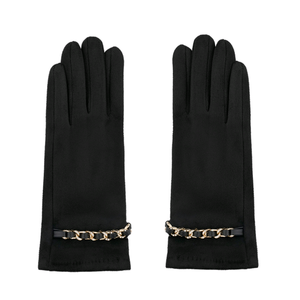 Glamour glove - zwart