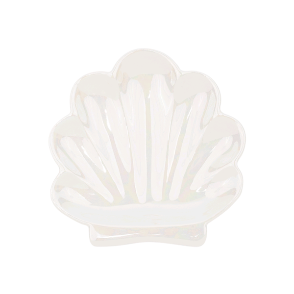 Glazen display shell - wit