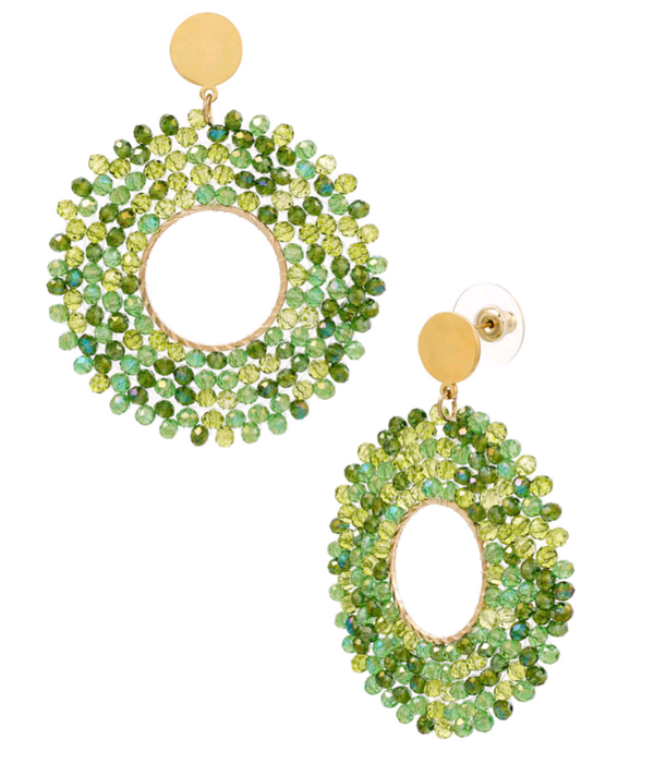 Oorbellen big kralen party