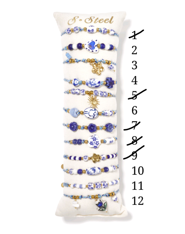 Armbandjes met hartjes, vakantie/strand/romantische serie