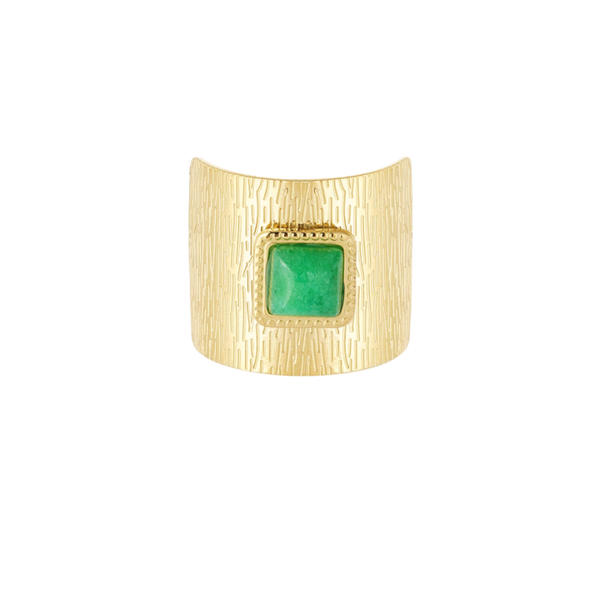 Bohemian lush ring - groen