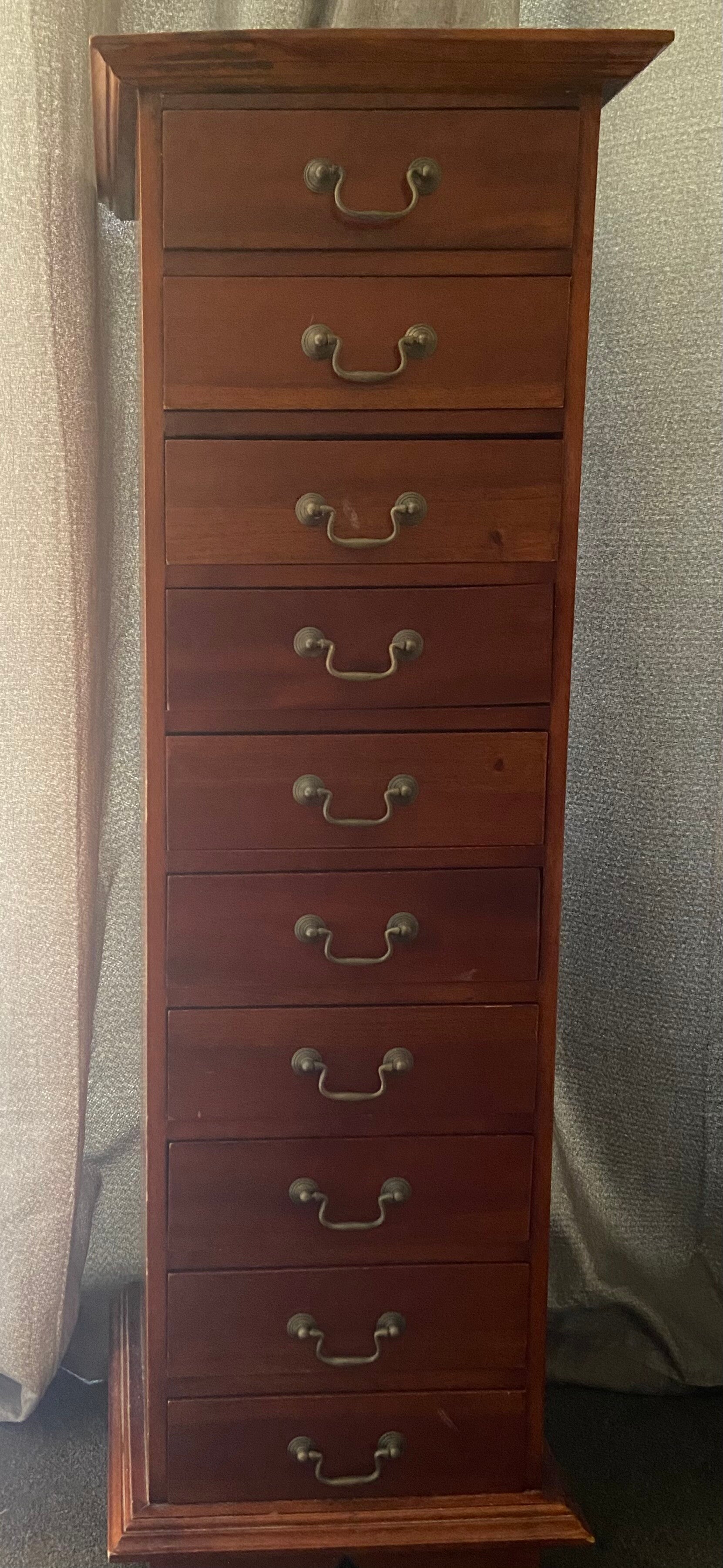 Hardwood 10 piece draw set