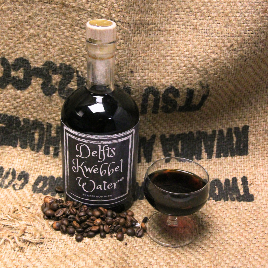 Koffielikeur Delfts Kwebbelwater onze ambachtelijke koffielikeur