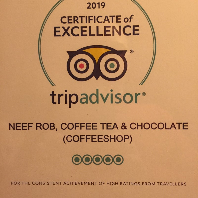 Tripadvisor certificate of excellence