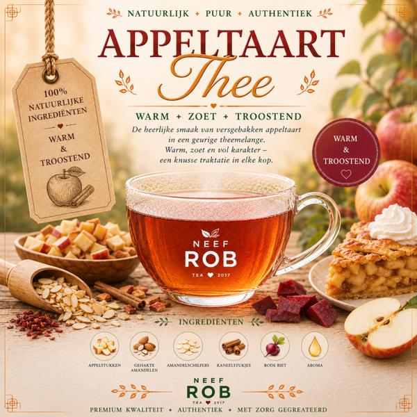 Appeltaart thee, Fruit met amandel en kaneel