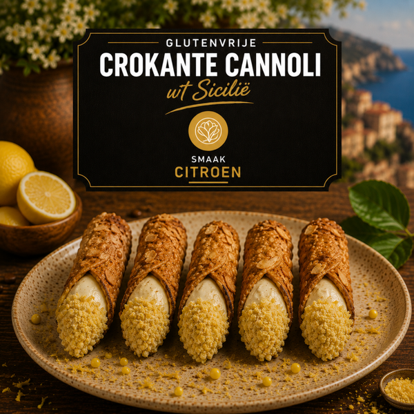 Cannoli croccante limone (citroen) 5 st. glutenvrij