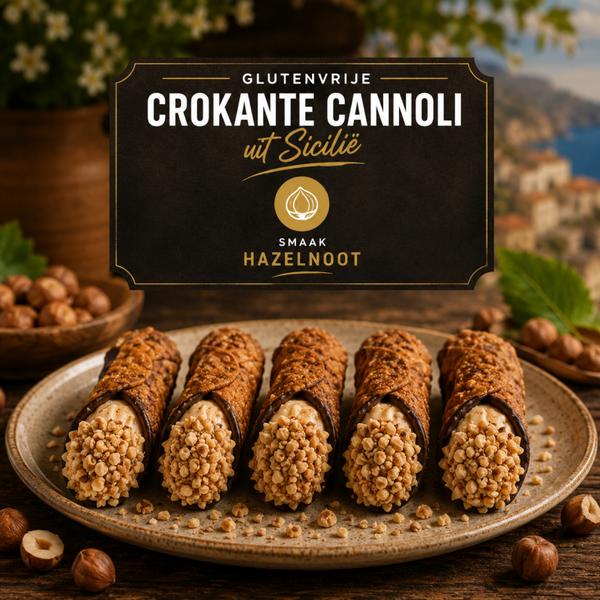 Cannoli croccante nocciola (hazelnoot) 5 st. glutenvrij